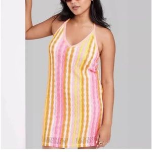 Wild Fable striped multicolored crochet dress size 4x new
